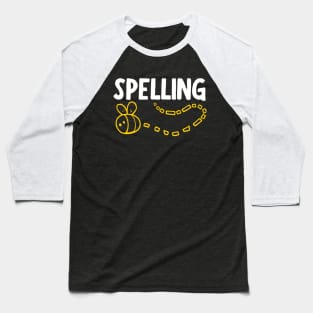 Spelling Words Competitive Spelling Squad Funny Spelling Bee Baseball T-Shirt